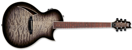 ESP/LTD TL-6  Charcoal Burst 6-String Acoustic Electric Guitar 2024